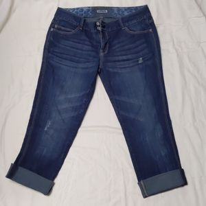 NWT Express Cropped Modern Boyfriend Jeans